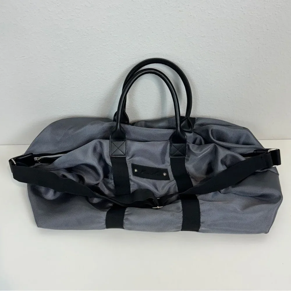 Kenneth Cole Grey Nylon Duffle Bag Shoulder Strap